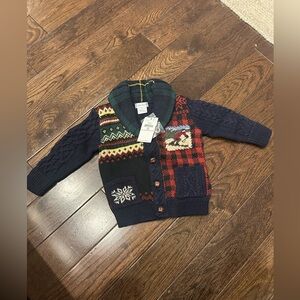 Ralph Lauren Polo NWT Kids Festive Knit Cardigan 24 months